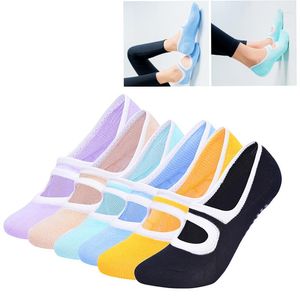 Sports Socks Yoga Women High Quality Pilates Anti-Slip Breathable Backless Ankle Ladies Ballet Dance For Gym