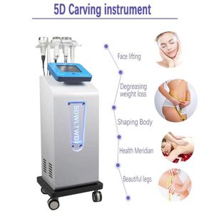 6 em 1 Beleza Slimming Vacuum Radiofrequência 120k Máquina de cavitação ultrassônica Máquina de massagem corporal inteira Estimulato muscular da pele