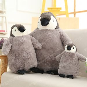 23-50cm إبداعية عناق البطريق الفخم ألعاب Kawaii زوجين Penguin حشو الأطفال ديكور المنزل