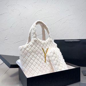 Designer Tote Bags Womens Fashion Terry Handbags Classic Print Pattern Shopping Bag High Capacity Shoulder Bags Women Stylish Totes 29cm