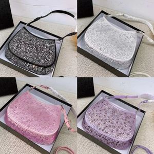 New Designer Bag Women Shoulder Bags Handbag Designer Crossbody Wallet Female Purses 2022 Topquality Solid Color Underarmbag Diamonds