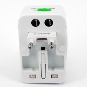 Multifunktionsreseadapter allt i en laddare omvandlare över hela världen universal us uk au eu elektrisk USB -kraftpluggadaptrar