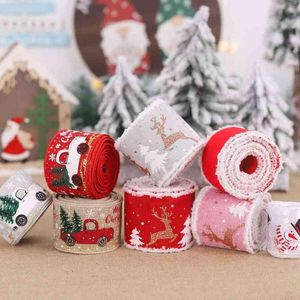 Ribbon Christmas Bow Diy Craft Decoration Tree Decor