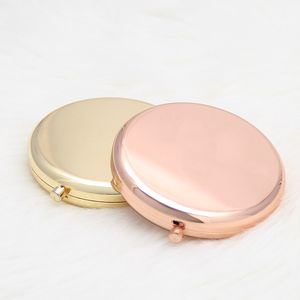 Compact Makeup Mirror Portable Double Side Folding Mirrors Women Vintage Cosmetic Mirror for Bridesmaid Proposal Wedding Gift