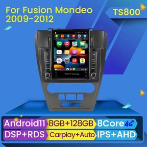 Auto dvd 128G Android Stereo Autoradio-Player für Ford Fusion Mondeo Mustang 2009-2012 Tesla Multimedia Video Gps carplay Kopf Einheit