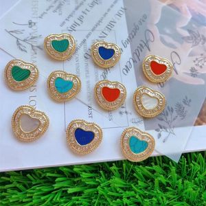 Collane con ciondolo Fine Fashion Opal Crystal Heart Collana Charm Placcato in oro per gioielli da donna Coppie Regali abbinati Catena sottile