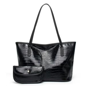 Torba kompozytowa torba komunikatorowa torebka torebka nowa designerska torba wysokiej jakości moda Krokodyla Dwa w jednym