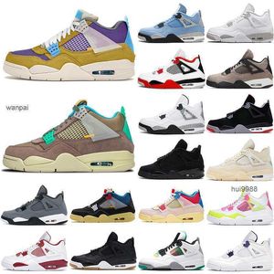 2023 dropshipping Jumpman 4s Desert Moss Basketball Shoes For Men Women 4 University Blue #51 Taupe Haze Bred Sail Court Purple Mens Trainers Air JERDON