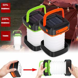 ポータブルランタンカップ可能なLEDランプ太陽光発電USB充電式ハンギングハンギング屋外テント用の緊急キャンプ