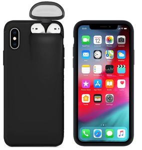 iPhone Case Pro Max Xs Xr X s Plus SE2 with AirPods st nd Holder Cover Plastic Hard Smooth3533546
