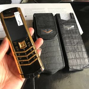 Фирменная ручная работа роскошная телефона Metal Body Cody System Card Настройка High Classic Mobile Phone без камеры из нержавеющей стали мобильный телефон