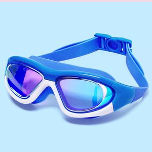 Goggles Children's Goggles Boys 'Su geçirmez ve FoG Anti-Fog HD Yüzme Gözlükleri Kızlar Set Çocukları Swurt Shurt UV L221028