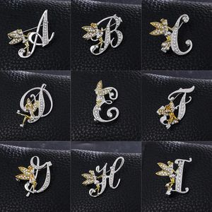 Broches Moda Pin Capital Alfabeto/ Letra 