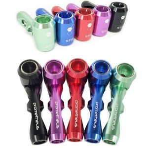 Mini Aluminium Alloy Handle Pipes Portable Cut Tobacco Prometheus Oil Burner Pipe Water Bongs Dab Rig Accessory Smoke Spoon Filter