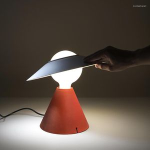 Bordslampor moderna led vardagsrum lampor sängljus fixturer studera hem dekor sovrum lampa t skrivbord belysning