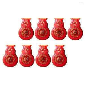 Fragrance Lamps 8Pcs Wall Hanging Censer Chinese Style Incense Burner Pendant Stick Stand