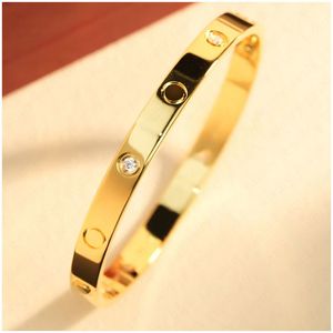 Luxury lovers screw bracelet mens nail bracelet bangle jewelry diamond jewellery wedding engagement gift fashion woman man designer bracelets love bangles