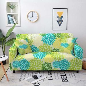 Stol t￤cker dahlia soffa slipcover elastisk t￤ckning f￶r vardagsrumssektionsh￶rnens stretch soffa skydd 1-4 s￤te