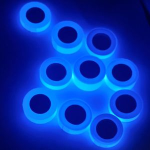 Grün leuchtende Bänder, blinkende reflektierende Kleidung, selbstklebende, im Dunkeln leuchtende Aufkleber, Bühnen-dekorative fluoreszierende Klebeband-Warnaufkleber