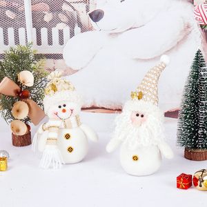 クリスマスの装飾小人人形古いぬいぐるみ雪だるまサンタクロースペンダントプレゼント装飾品クリスマスツリーデコレーションデコレーションメリーギフトSEA B5