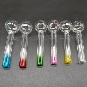 Big Oil Burner Pipe Stor Pyrex Glass Tube Nails r kr r cm Clear Colorful T2
