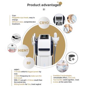 EMSLIM NEO und CRYO Schlankheitsmaschine 2 in 1 mit RF EMS Muscle Build Sculpt 360 Cryolipolysis Fat Freeze Building Muscle HI-EMT Body Shaping Weight Loss Equipment