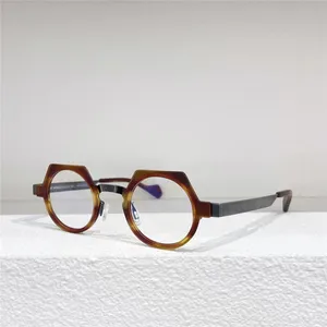 ANNE VANLENTIN ORLAN Optical Eyeglasses For Men Women Retro Style Anti-Blue Light Lens Plate Plank Frame With Box