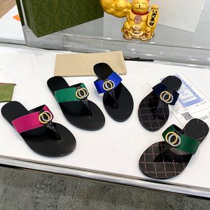 Designer Beach Slipper Womans Sandals Slippers Mens Slides Gear Bottoms Flip Flops Women Luxury Sandal Fashion Causal Flip Flop Eur 35-45