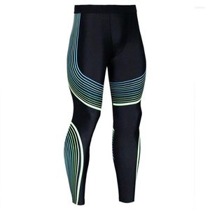 Hunting Pants Summer Sports Yoga Men's Streamer Printing Solid Color High Strength Elastic Tight Fitness Clothe