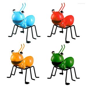 Decorative Figurines Metal Iron Art Ant Garden Indoor Outdoor Wall Sculptures Yard Lawn Home Decor Living Room Ornament Kid Toy Gifts