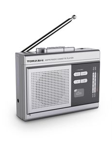 Kassettdäck Tomashi Portable Radio Player Walkman Recorder Tape till MP3-omvandlare med inbyggd högtalarmikrofonstöd hörlurar 221027