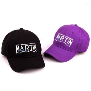 Ball Caps Martin Show Cap Fans Fans Snapback Hats Men Mulheres Bordado Baseball Variedade Ajustável Pai