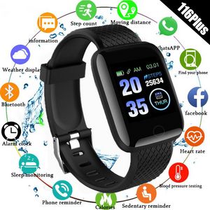 D13 Smart Watch Waterproof Smartwatch Sport Fitness Tracker Armband Blodtryck Hj￤rtfrekvensmonitor f￶r m￤n Kvinnor Kidsurer