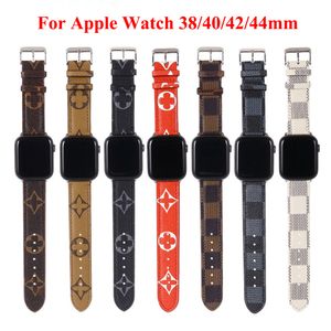 Apple Strap Designer Luxury Sport Deri Üç Yıldızlı Strap Akıllı Saatler mm mm mm ve mm mm mm i Watch bilek bandı moda ayarlanabilir üst