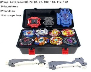 Takara Tomy combinatie Beyblade Burst Set Toys Beyblades Arena Bayblade Metal Fusion D met Launcher Spinning Top Toys AA SQCZUV5418167