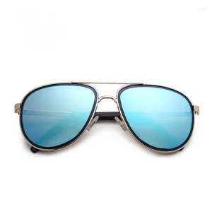 Sunglasses Double Layer Electroplating Men's Manufacturer Direct Sale Colorful Personalized Leisure Driving