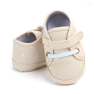 First Walkers Classic Canvas Baby Shoes Cotton Casual Boys Walker Fashion Sneakers Toddler för Born