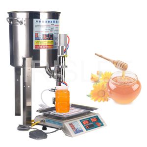 Fully Automatic Dispensing Filling Machine Honey Sesame Sauce Edible Oil Viscous Liquid Filler