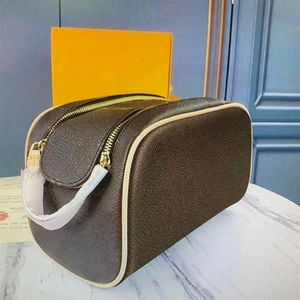 M47528 King Size Toalets Bag Men Extra duża torba do mycia kosmetyczna toaleta toaleta Kobiety makijaż urody Pochette Accessoires Double 179e