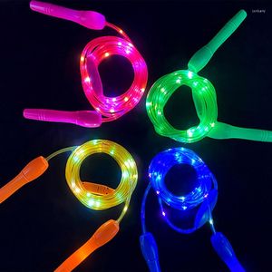 Strings de alta qualidade crianças adultos pulando corda fitness sport led flashing leve jump férias