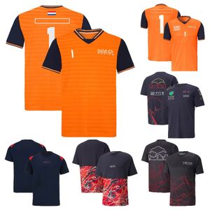 2023 F1 T-shirt Formel 1 T-shirts Ny F1 Racing Suit Anpassningsbar racer T-skjortor Summer Casual Quick-Torking Car Fans Jersey Plus Size