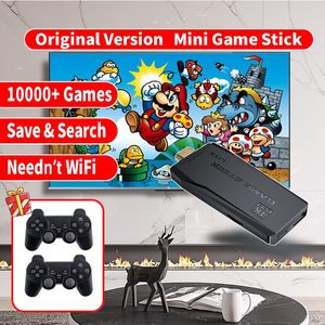 nostalgic host M8 Video Game Console 2.4G Double Wireless Controller Game Stick 4K 32G 64G