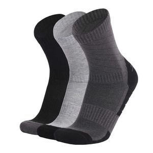 Spor Çoraplar 2 Kart Merino Yün Termal Duvar Erkekler için Kış Kış Sıcak Kayak Dış Mekan Termosocks Kalın 35-45 L221026