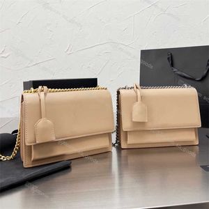 Klassische Designer-Tasche Sunset neueste Farbe Damen Umhängetaschen Kettenhandtaschen Luxuriöse Damen-Umhängehandtaschen aus Leder schön
