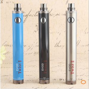 evod twist ii penna vape vv voltaggio variabile 510 thread batteria 1600mah ego c twist vaporizzatore per cera globo di vetro mt3 ce4 cartomizzatore