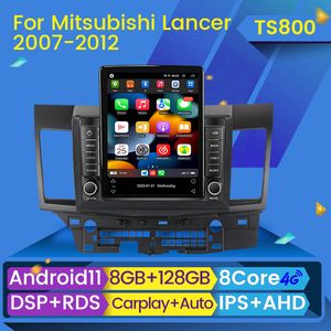 Mitsubishi Lancer 2007-2012 Radio Multimidia Video Navigation GPS 2DIN 2 DIN CARPLAYのAndroid 11車DVDラジオプレーヤー