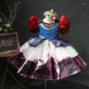 Girl Dresses Arrival Real Images Baby Girls Birthday Party Gowns Tutu Short Sleeve Fluffy Infant Clothes Prom Pageant Dress
