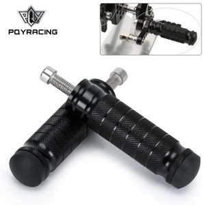 CNC MOTORCYCHET PEGS PEGS TROCAÇÃO TRASEIRA RESTENSAL REST RESTS STAND PEDICOS PARA HONDA SUZUKI KAWASAKI YAMAHA PQY-SC17BK