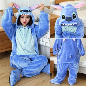 Pajamas الأطفال Kigurumi Stitch Onesies Kids Animal Sails Jumpsuit Onesie Panda Sleepwear Boys Girls Cosplay Costume Pijamas 221028
