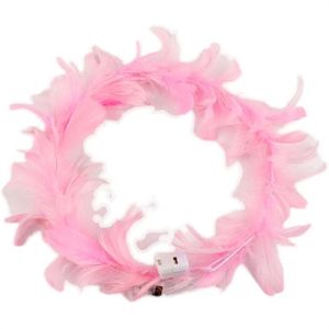Factory Party Favor Light Up Headband LED Feather Headbands Luminous Festival Hair Piece Party Accessories for Women and Girls KD1